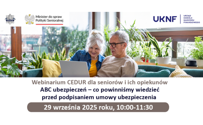 Zdjęcie artykułu pod tytułem Webinarium dla...