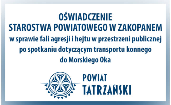 Zdjęcie artykułu pod tytułem Oświadczenie po...